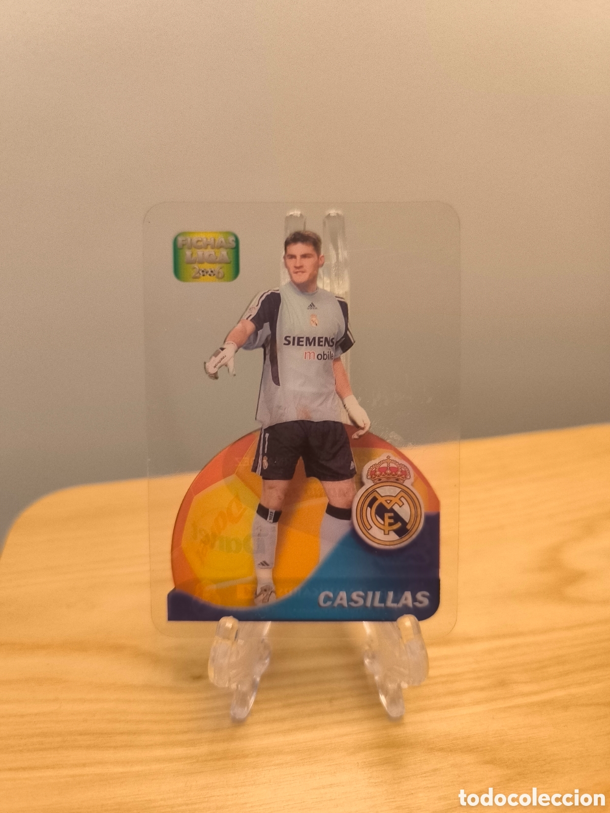 Cromos de f&uacute;tbol: Iker Casillas Fichas de la liga 2006 Real Madrid n&deg;54