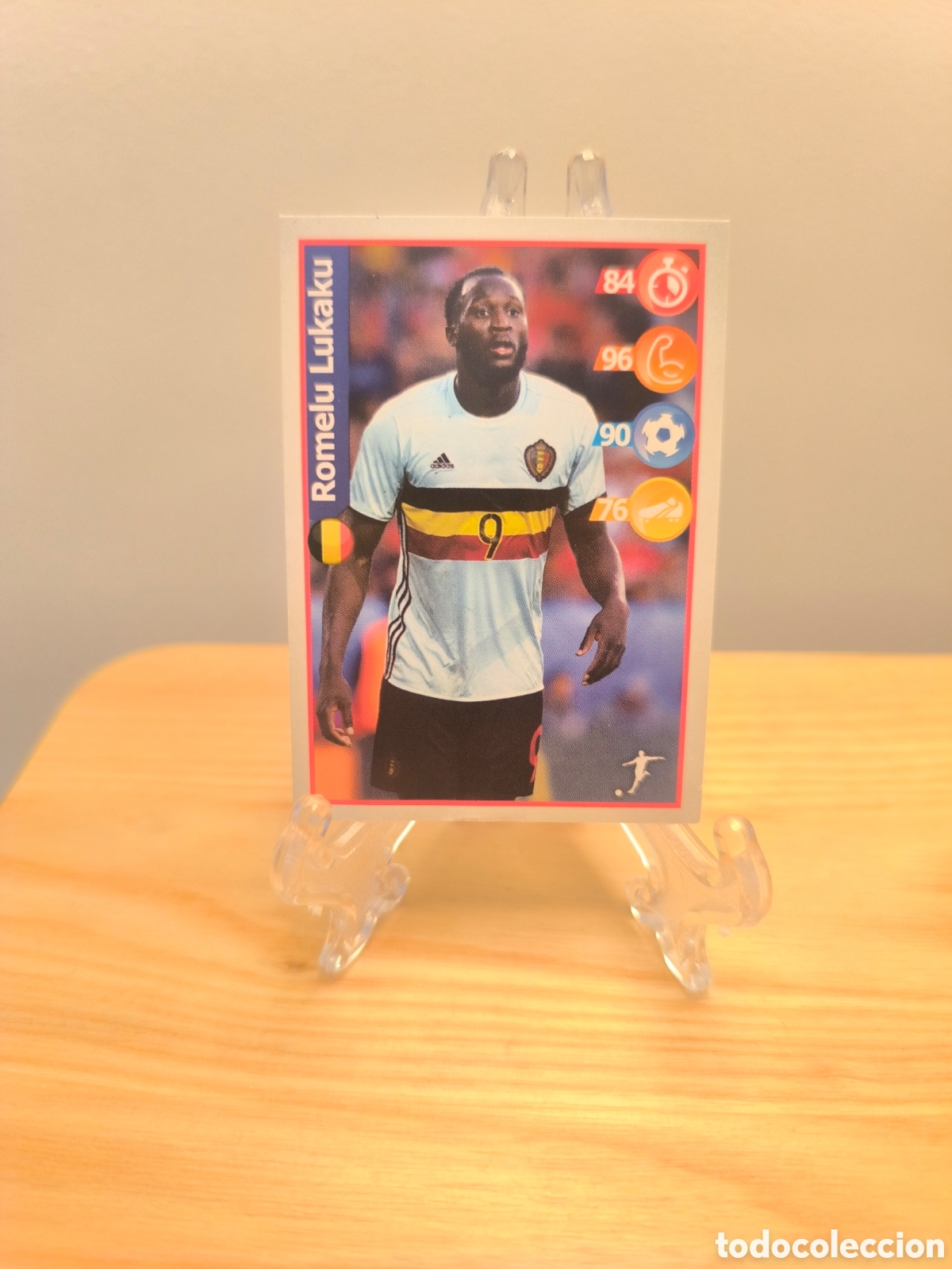 Cromos de f&uacute;tbol: Romelu Lukaku sticker PANINI FAMILY