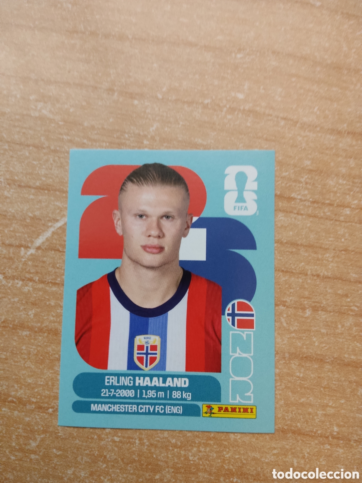 Cromos de f&uacute;tbol: 15 ERLING HAALAND NORUEGA FIFA WORLD CUP 2026