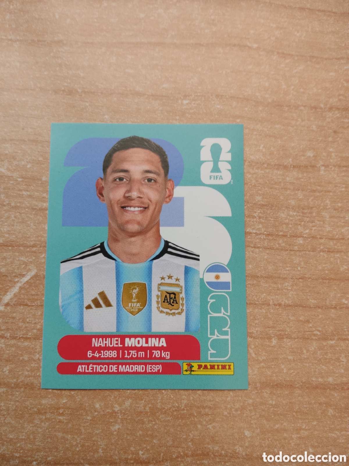 Cromos de f&uacute;tbol: 3 NAHUEL MOLINA ARGENTINA FIFA WORLD CUP 2026