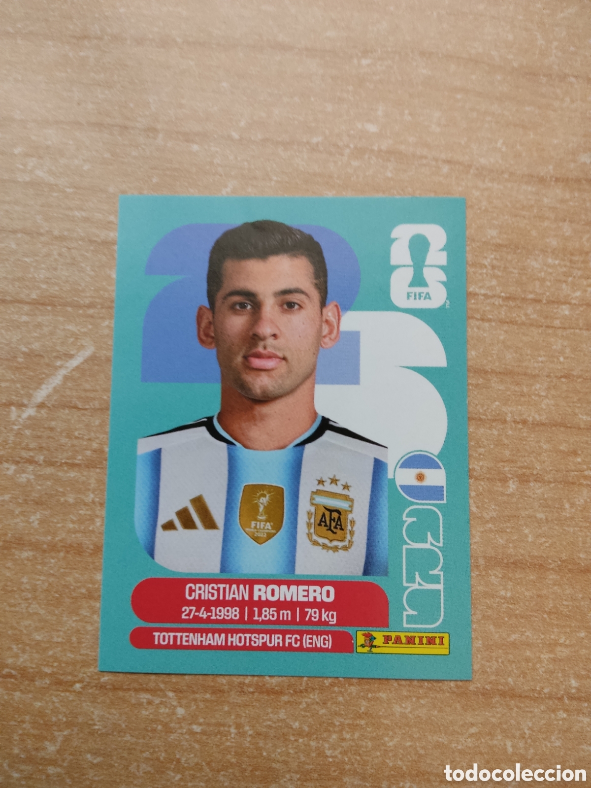 Cromos de f&uacute;tbol: 4 CRISTIAN ROMERO ARGENTINA FIFA WORLD CUP 2026