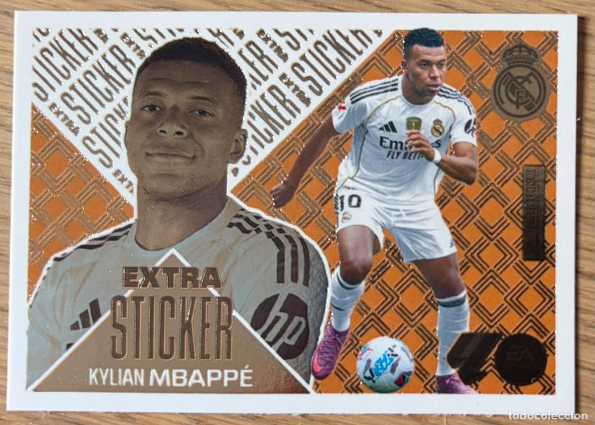 Cromos de f&uacute;tbol: MBAPPE BRONCE EXTRA STICKER REAL MADRID 26 27 2026 2027 LIGA COLECCIONES ESTE SIN PEGAR STICKER