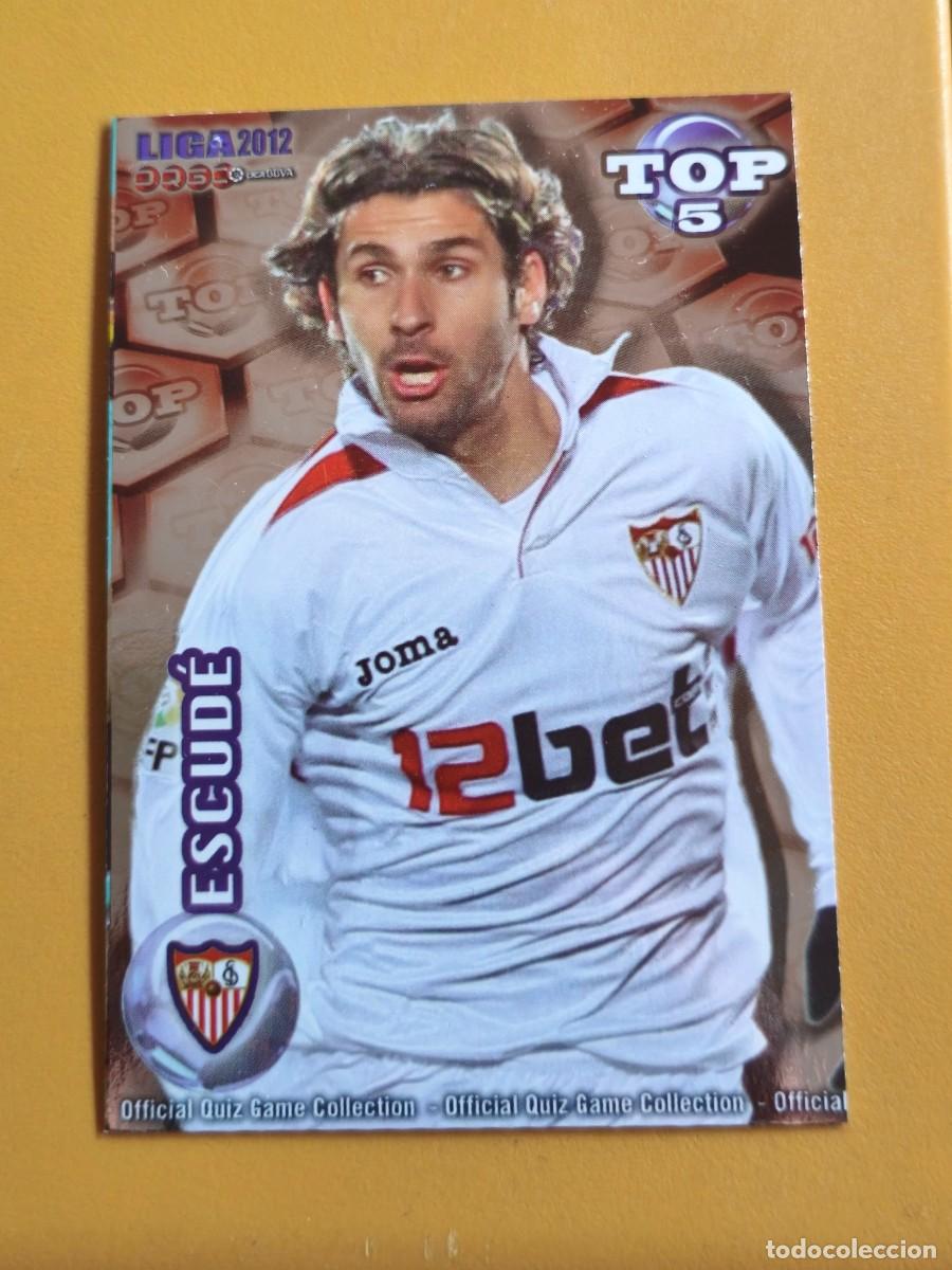Cromos de f&uacute;tbol: escude, liga 2012 top.