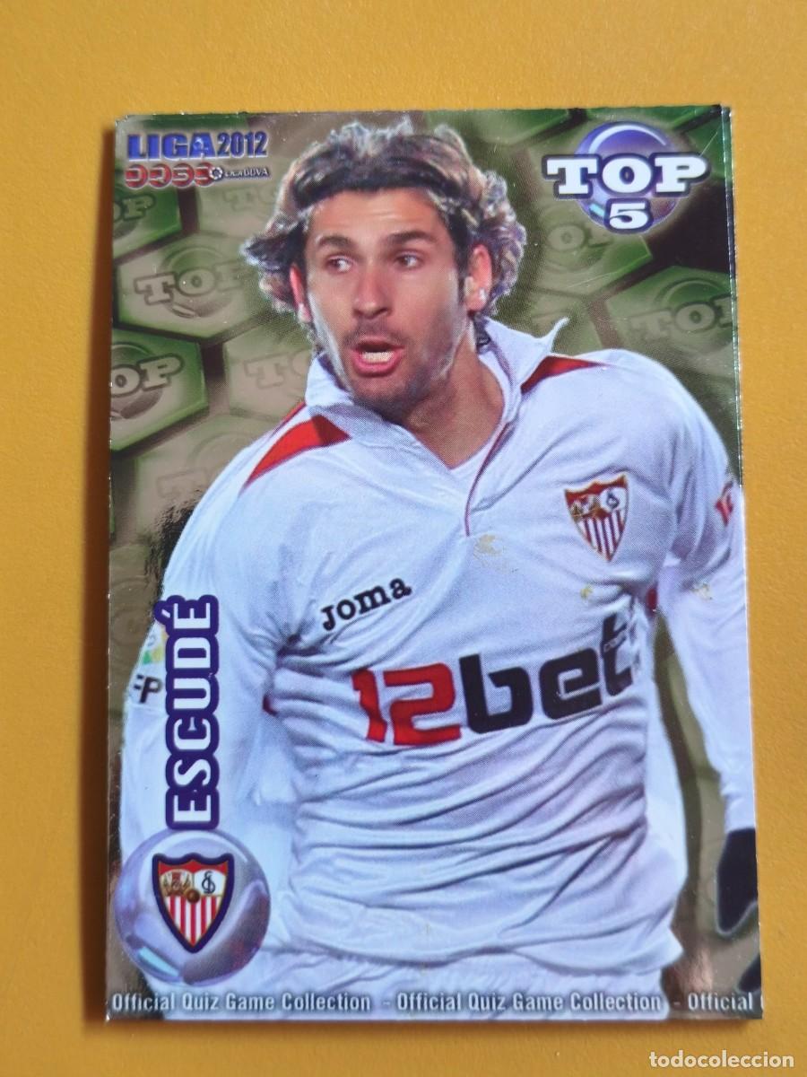 Cromos de f&uacute;tbol: escude, liga 2012 top.
