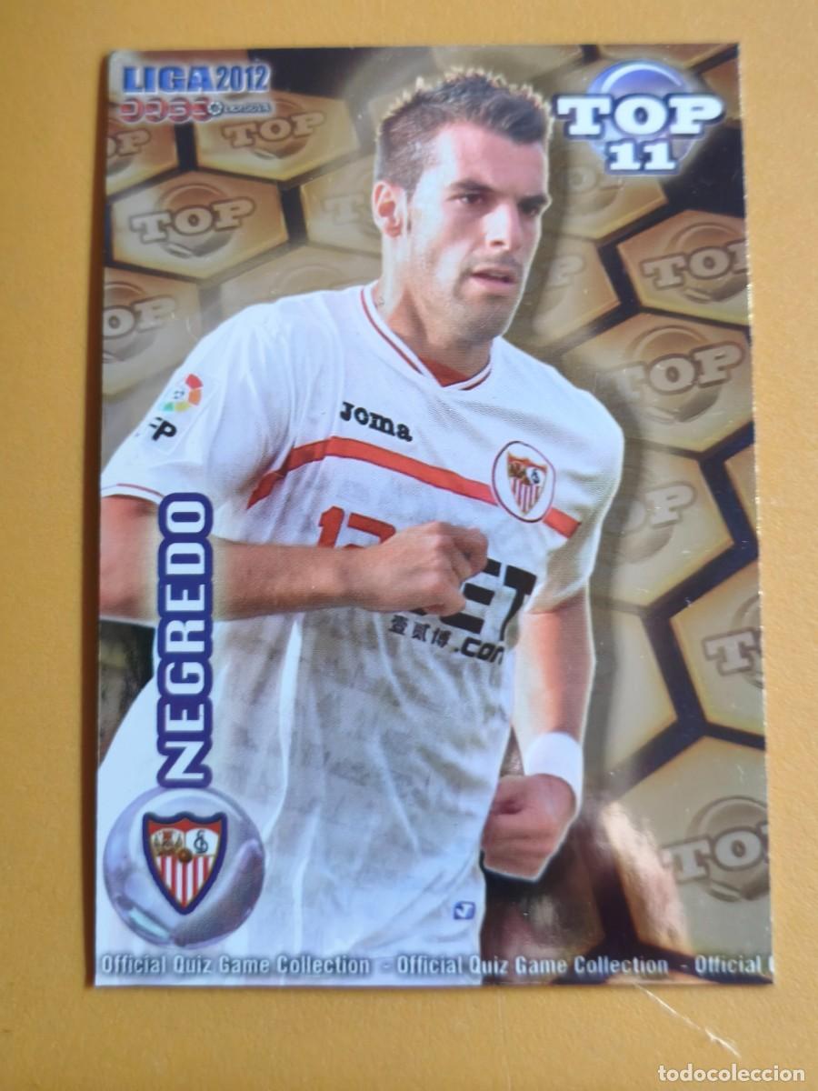 Cromos de f&uacute;tbol: negredo, liga 2012 top.