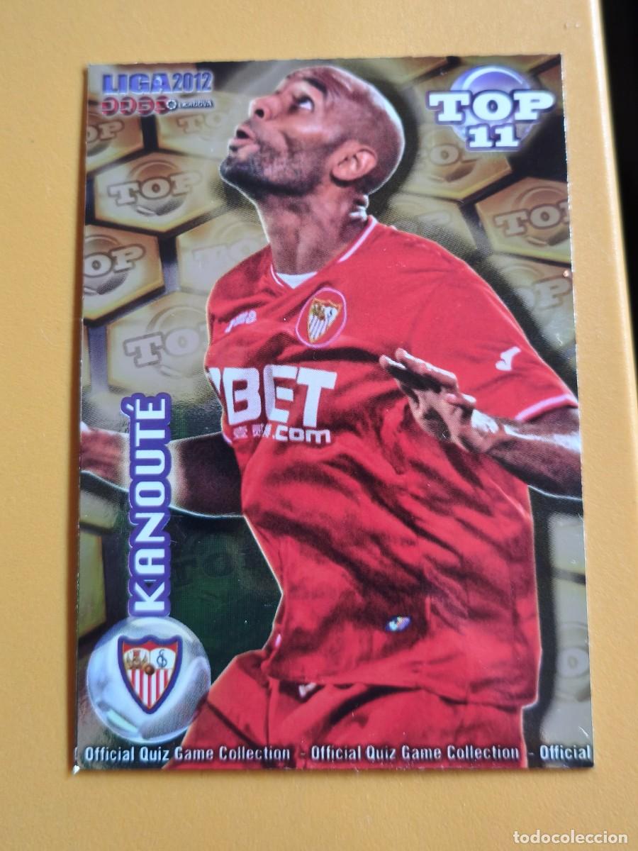Cromos de f&uacute;tbol: kanoute, liga 2012 top.