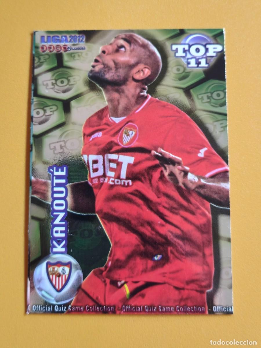 Cromos de f&uacute;tbol: kanoute, liga 2012 top.