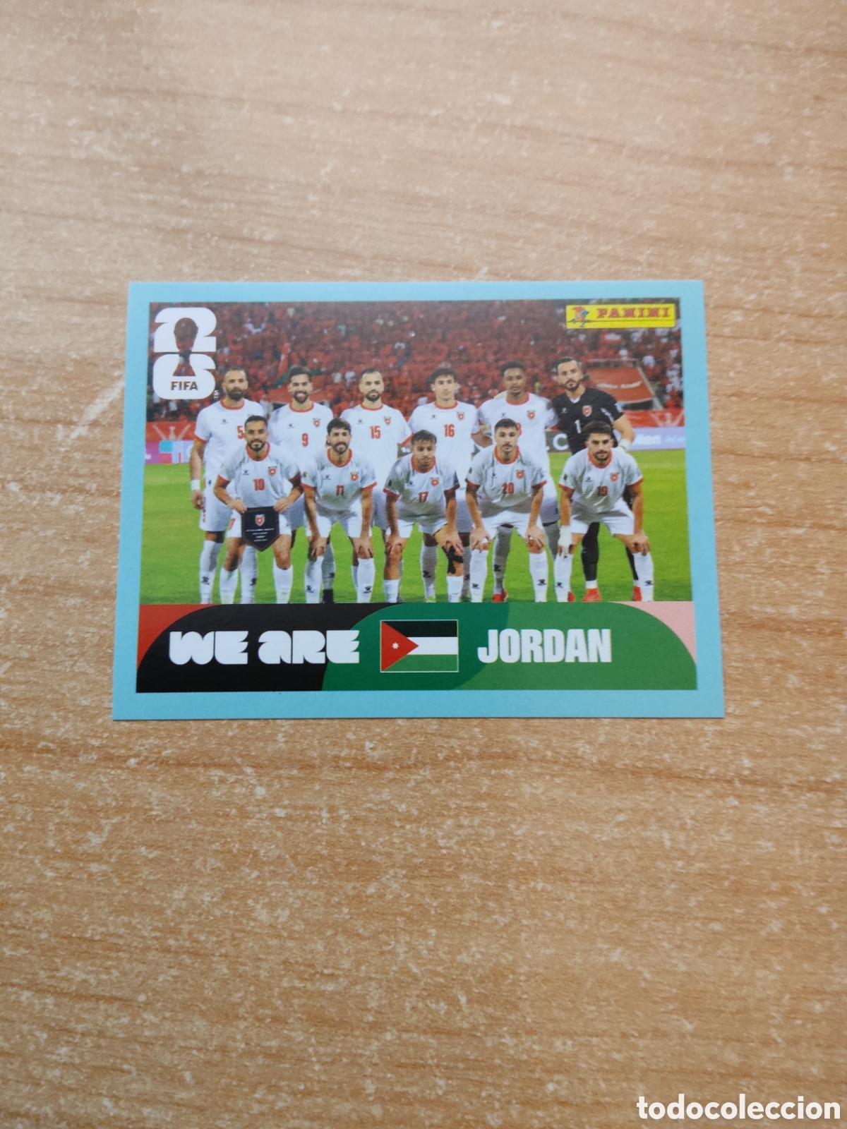 Cromos de f&uacute;tbol: 13 PLANTILLA JORDANIA FIFA WORLD CUP 2026