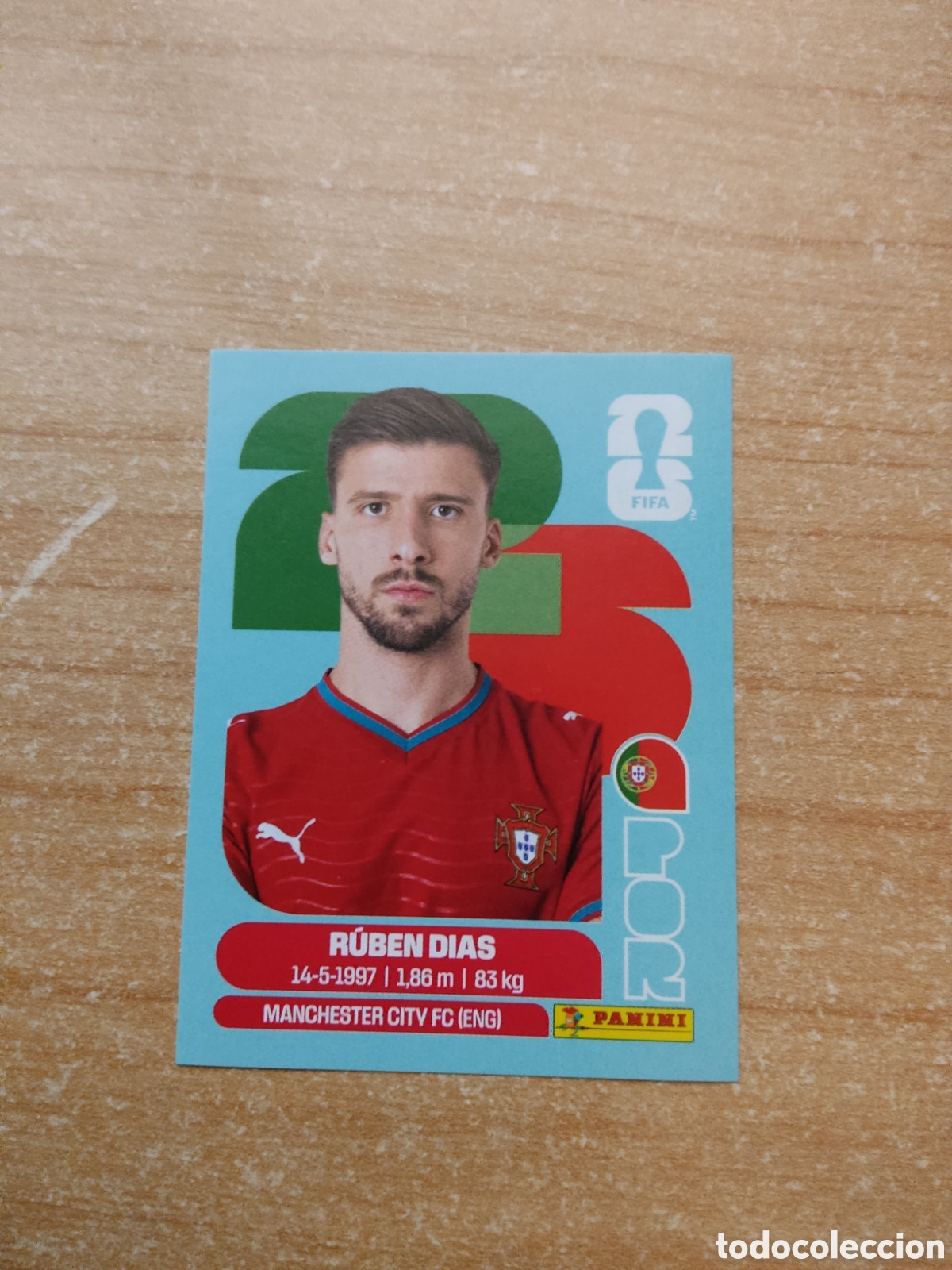 Cromos de f&uacute;tbol: 4 RUBEN DIAS PORTUGAL FIFA WORLD CUP 2026
