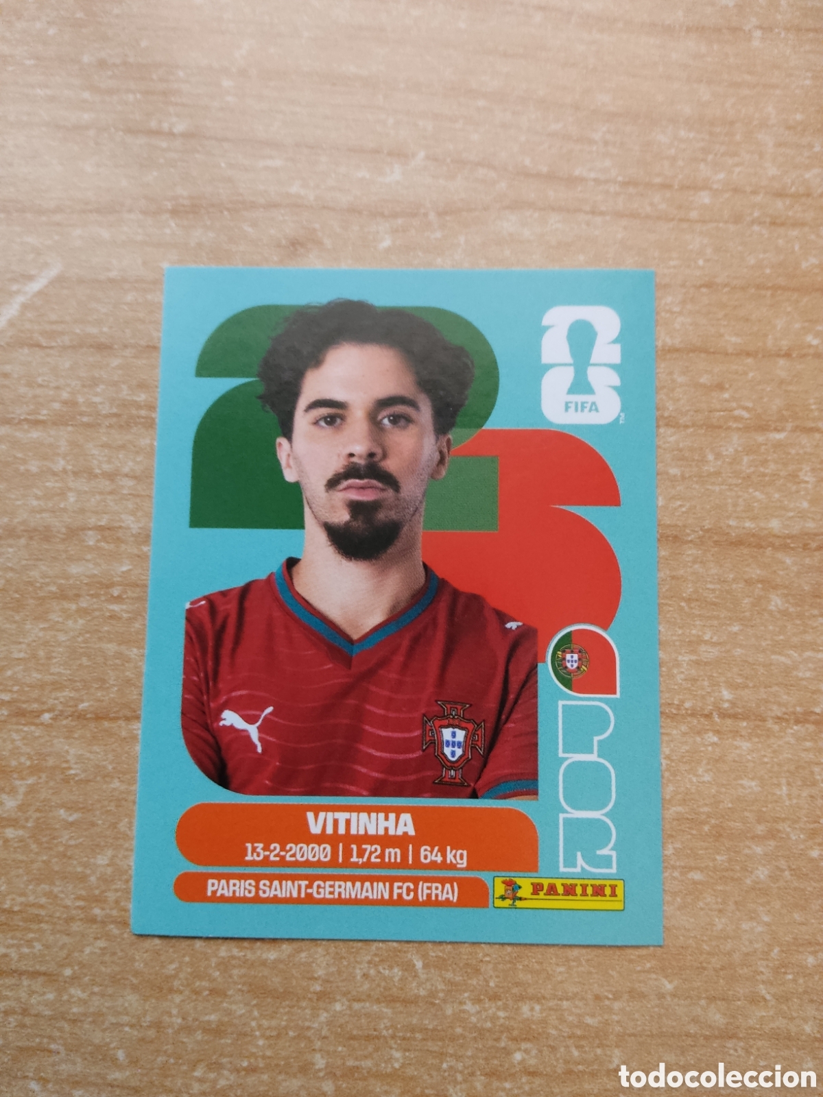 Cromos de f&uacute;tbol: 12 VITINHA PORTUGAL FIFA WORLD CUP 2026
