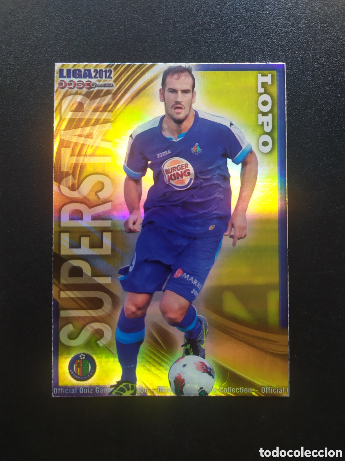 Cromos de f&uacute;tbol: Mundicromo fichas Liga 2011 2012 11 12 Lopo brillo rayas n&deg; 428 Getafe