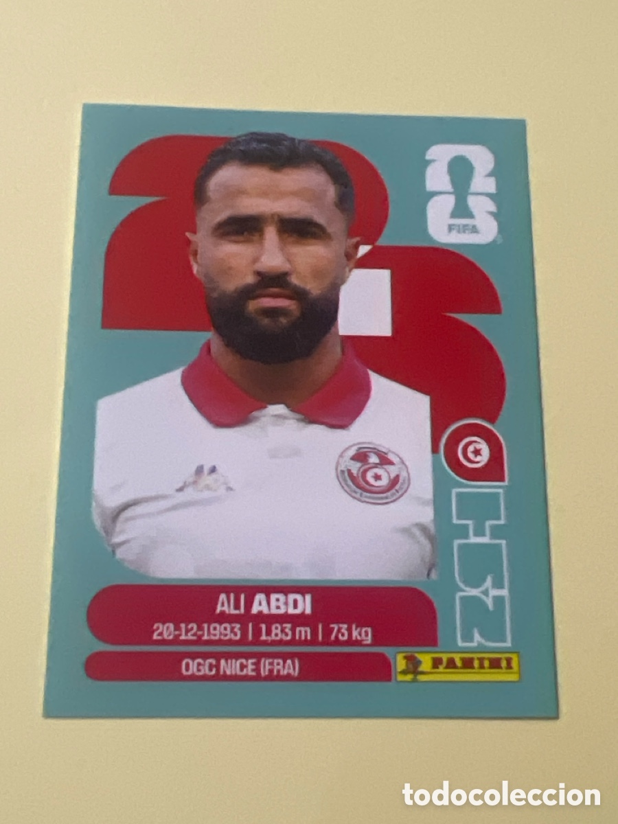 Cromos de f&uacute;tbol: C5412. Tunez n&uacute;mero 7 cromo panini Mundial Fifa World Cup 2026