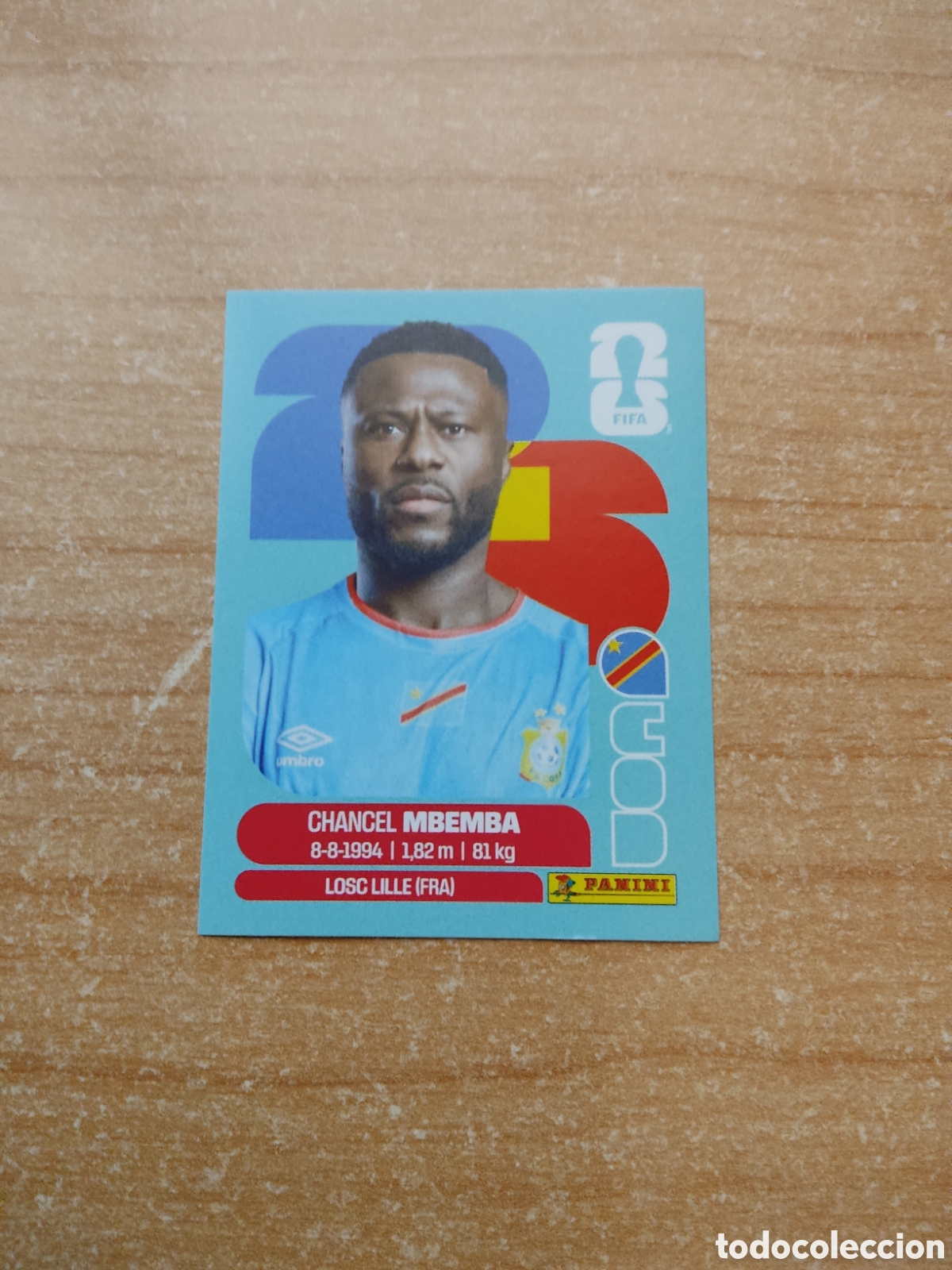 Cromos de f&uacute;tbol: 6 MBEMBA REPUBLICA DEL CONGO FIFA WORLD CUP 2026