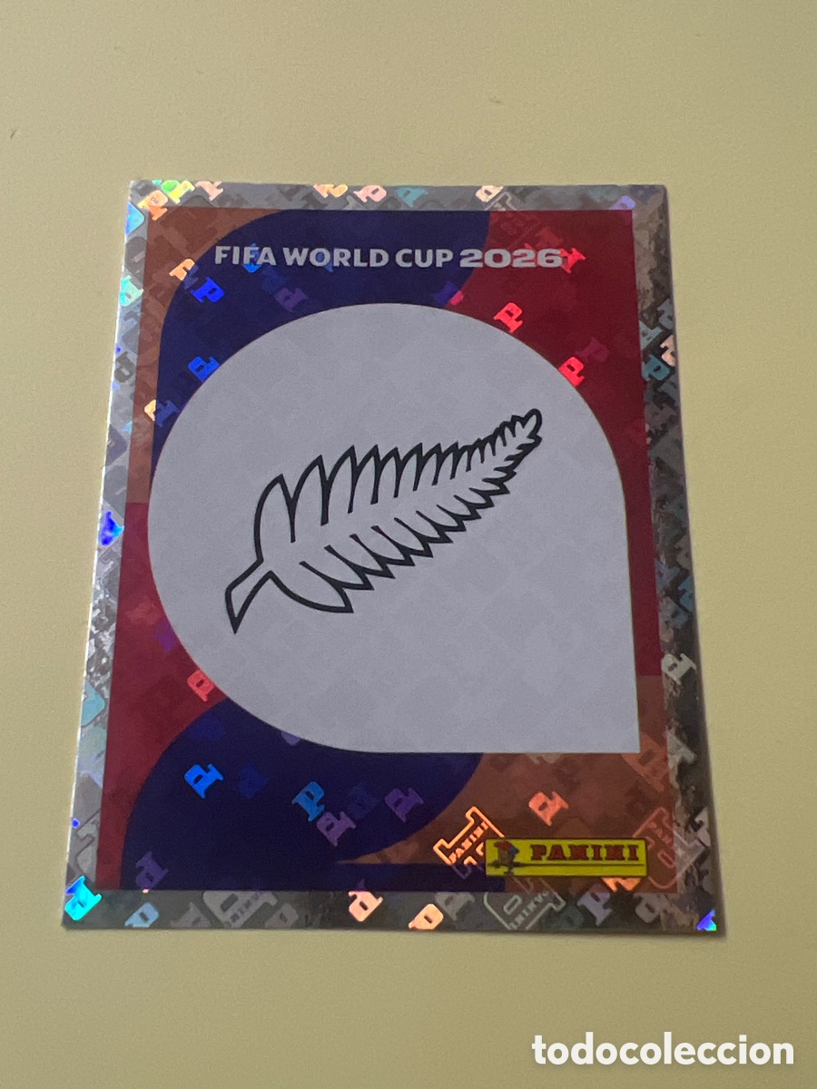 Cromos de f&uacute;tbol: C5413. ESCUDO NUEVA ZELANDA NZL 1 STICKER MUNDIAL 2026 PANINI FIFA WORLD CUP NUEVO