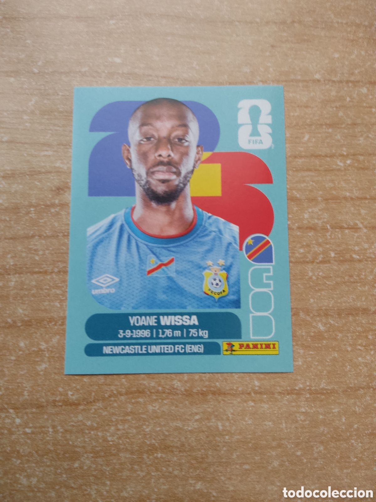 Cromos de f&uacute;tbol: 16 WISSA REPUBLICA DEL CONGO FIFA WORLD CUP 2026