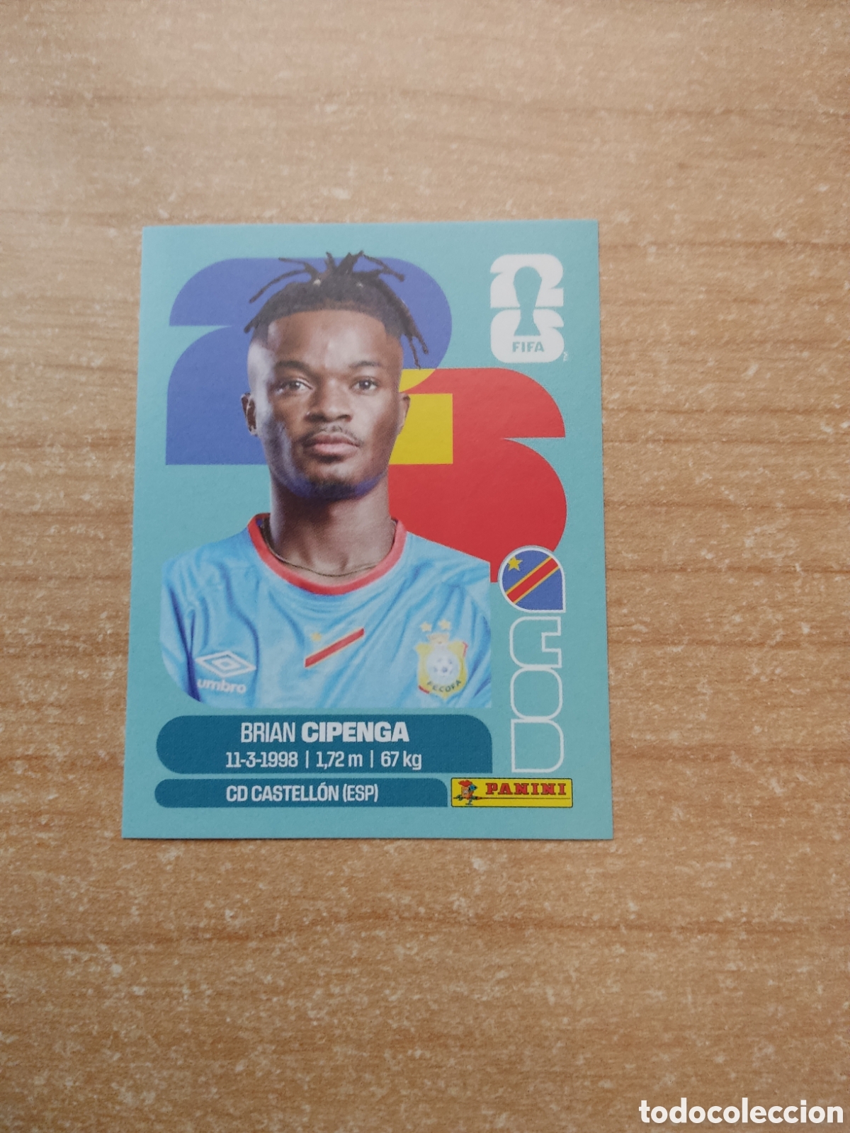 Cromos de f&uacute;tbol: 17 CIPENGA REPUBLICA DEL CONGO FIFA WORLD CUP 2026