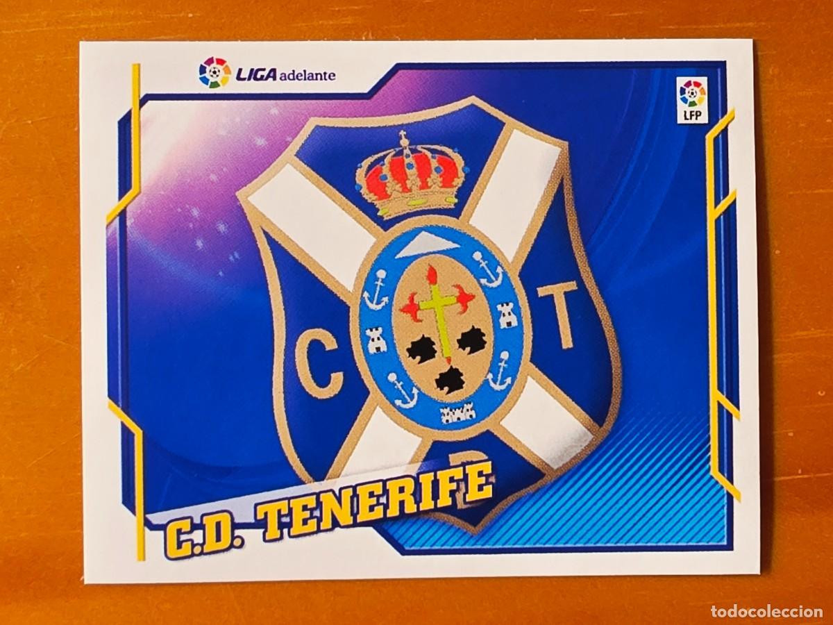 Cromos de Futebol: Escudo CD Tenerife, Segunda Divisi&oacute;n Liga Adelante, Panini Ediciones Liga Este 2010 2011 10 11