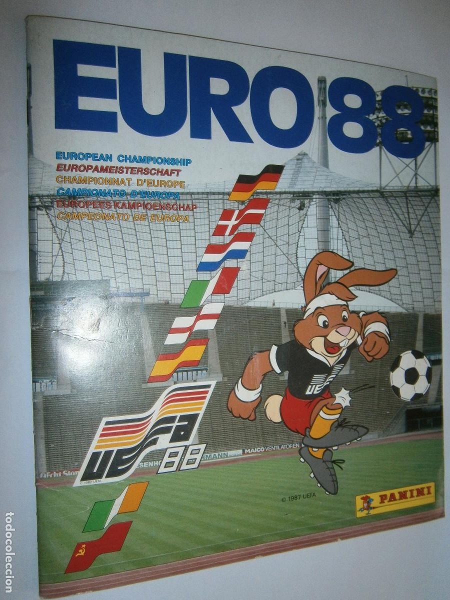 Cromos de Futebol: ANTIGUO ALBUM DE CROMOS DE FUTBOL EURO 88 COMPLETO