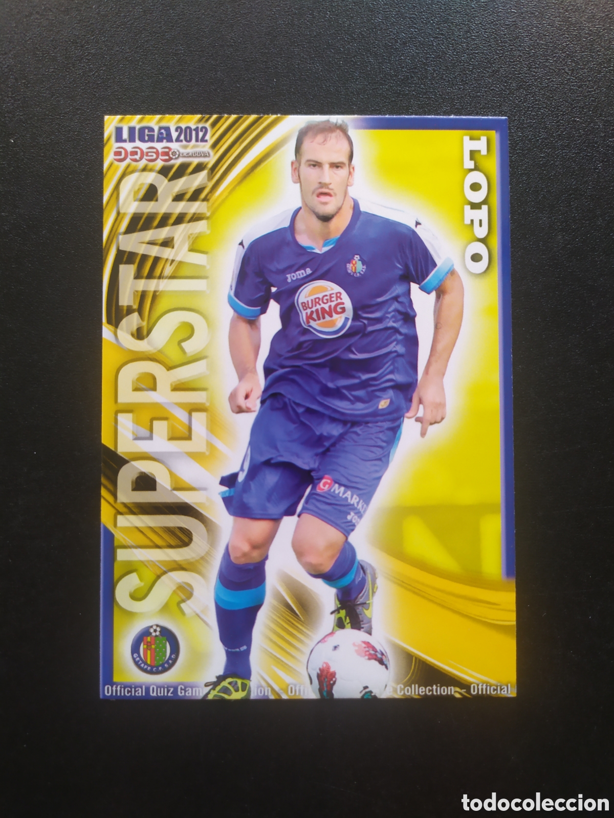 Cromos de Futebol: Mundicromo fichas Liga 2011 2012 11 12 Lopo superstar mate n&deg; 428 Getafe