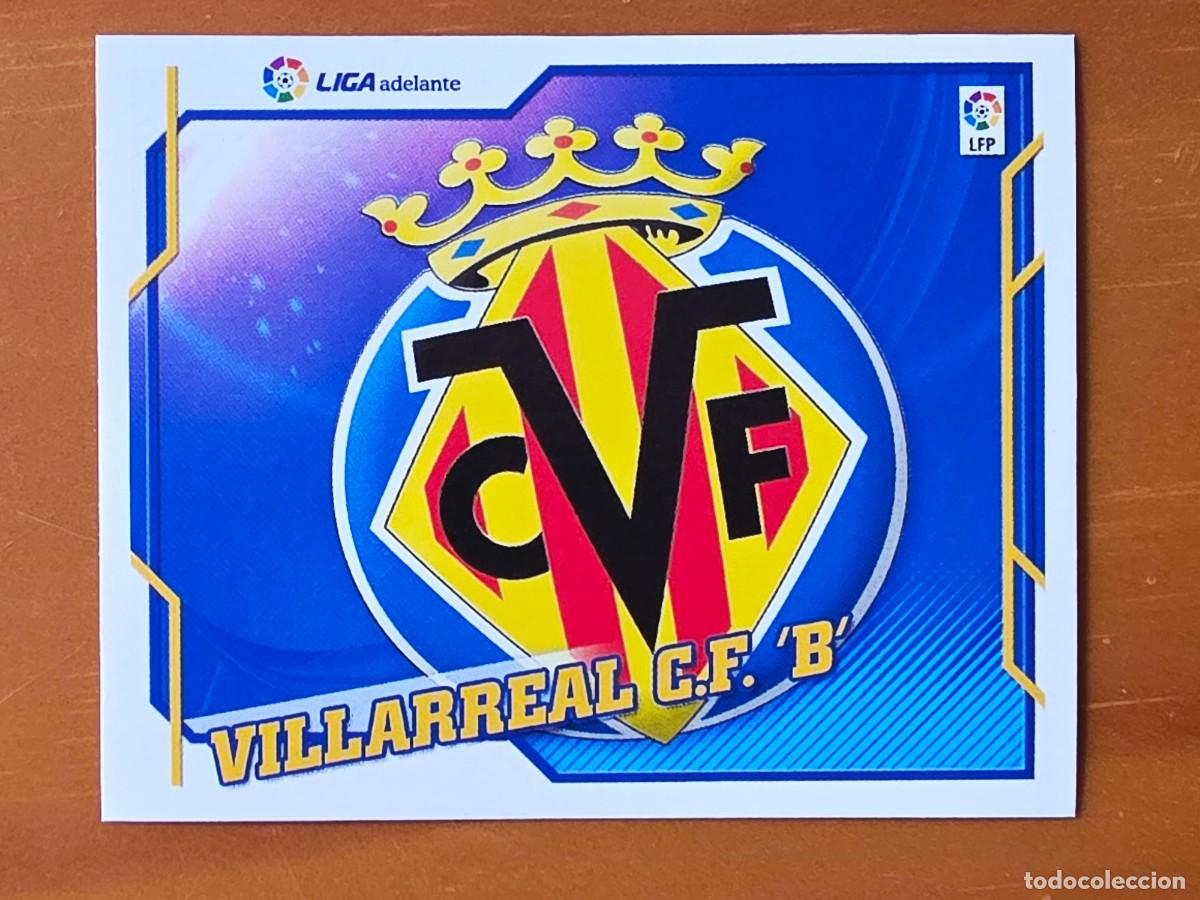 Cromos de Futebol: Escudo Villarreal CF B, Segunda Divisi&oacute;n Liga Adelante, Panini Ediciones Liga Este 2010 2011 10 11