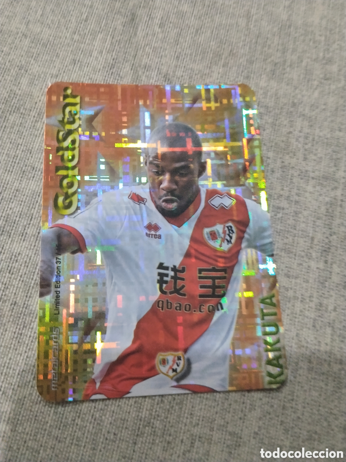 Cromos de f&uacute;tbol: MUNDICROMO QUIZ GAME 2015 (2014 15 ) GOLDSTAR KAKUTA - RAYO VALLECANO TETRIS LIMITED EDITION