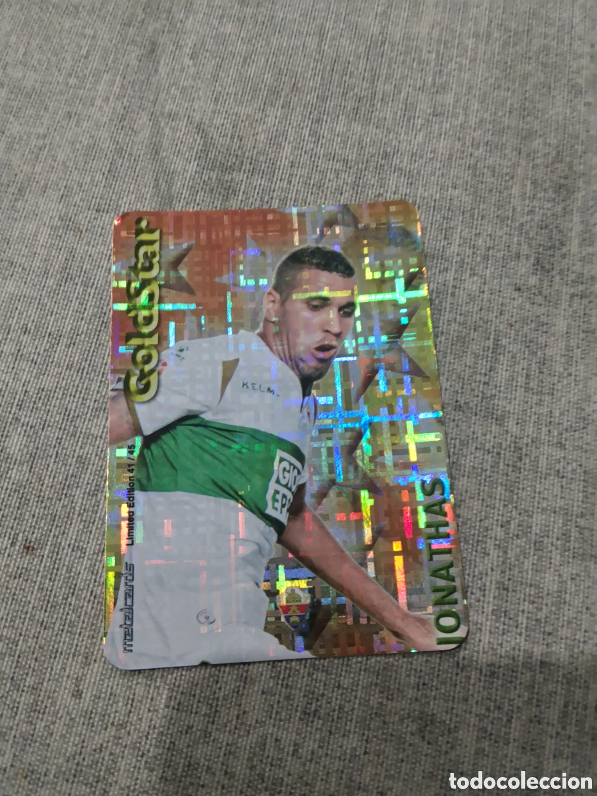Cromos de f&uacute;tbol: MUNDICROMO QUIZ GAME 2015 (2014 15 ) GOLDSTAR JONATHAS - ELCHE CF TETRIS LIMITED EDITION