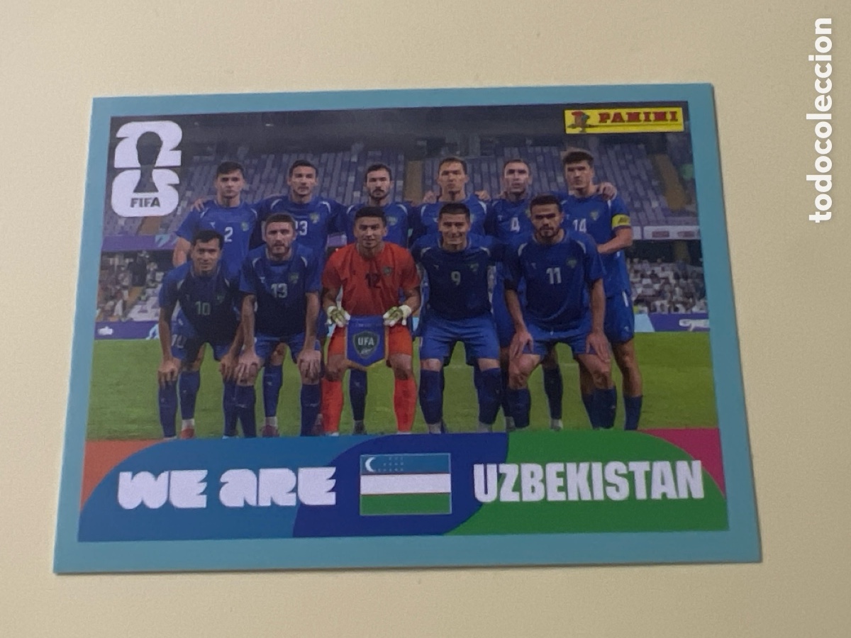 Cromos de f&uacute;tbol: C5418. CROMO FIFA WORLD CUP 2026. PANINI. EQUIPO (TEAM) UZBEKISTAN. UZB 13