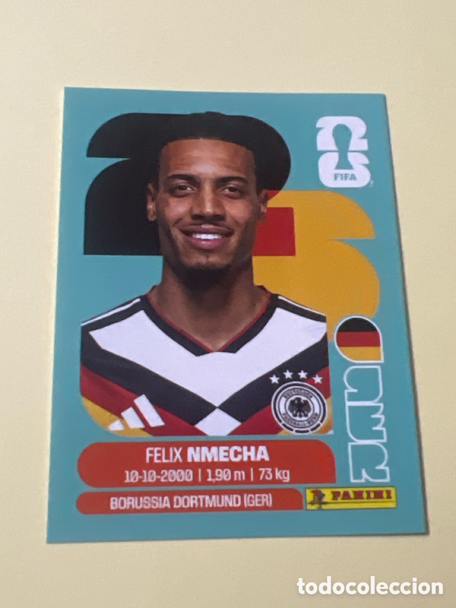 Cromos de f&uacute;tbol: C5421. GER 12 Felix Nmecha [Sticker] / FIFA World Cup 2026