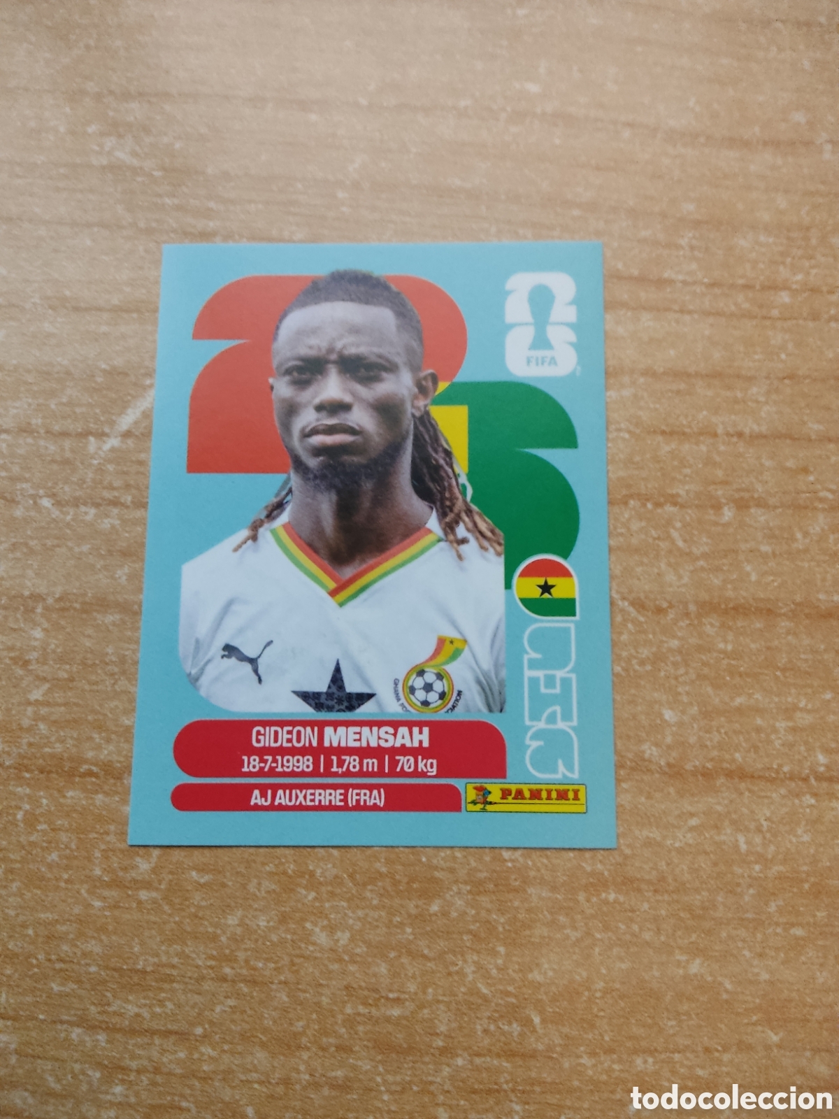 Cromos de f&uacute;tbol: 7 MENSAH GHANA FIFA WORLD CUP 2026