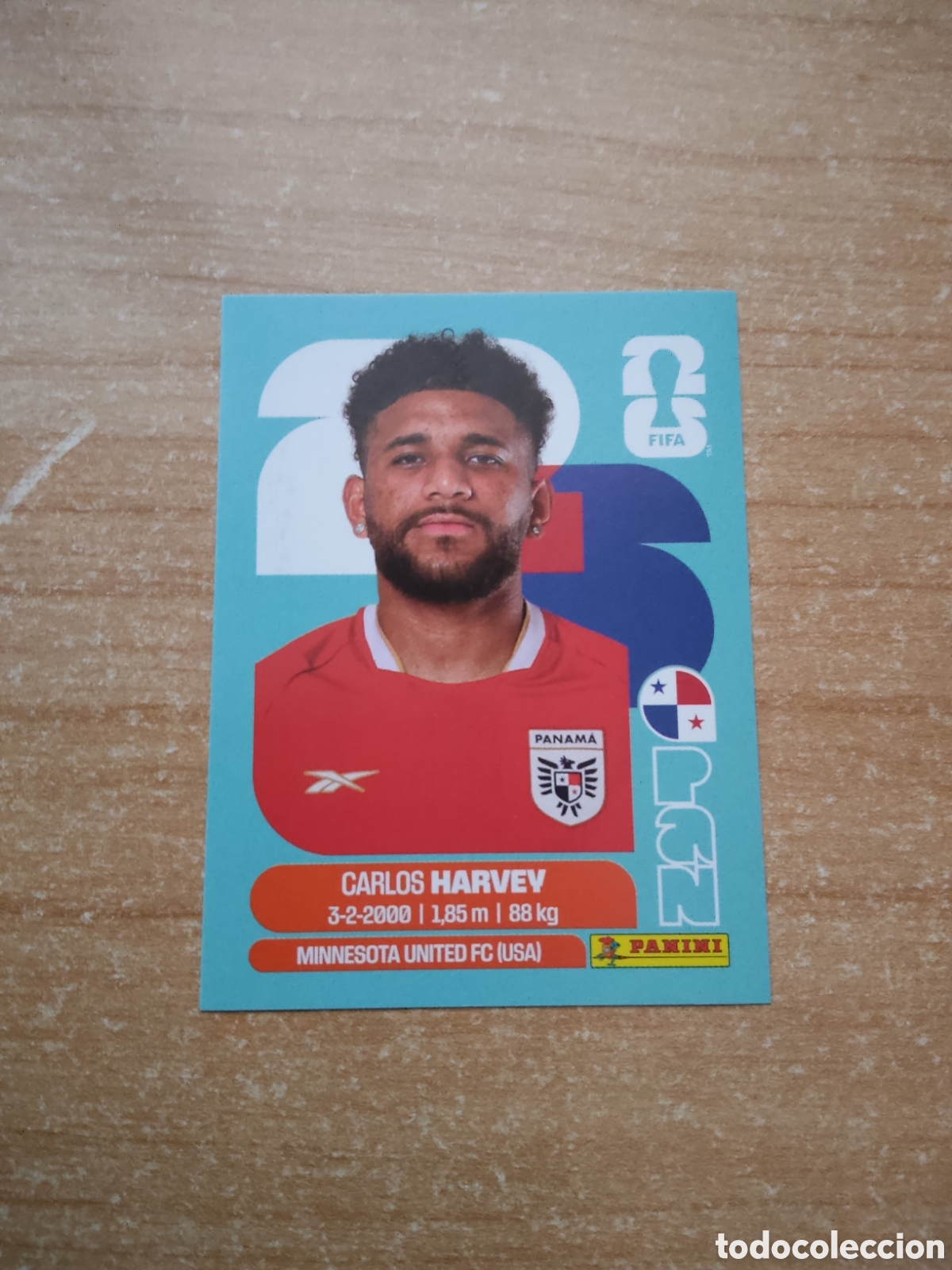 Cromos de f&uacute;tbol: 15 CARLOS HARVEY PANAMA FIFA WORLD CUP 2026