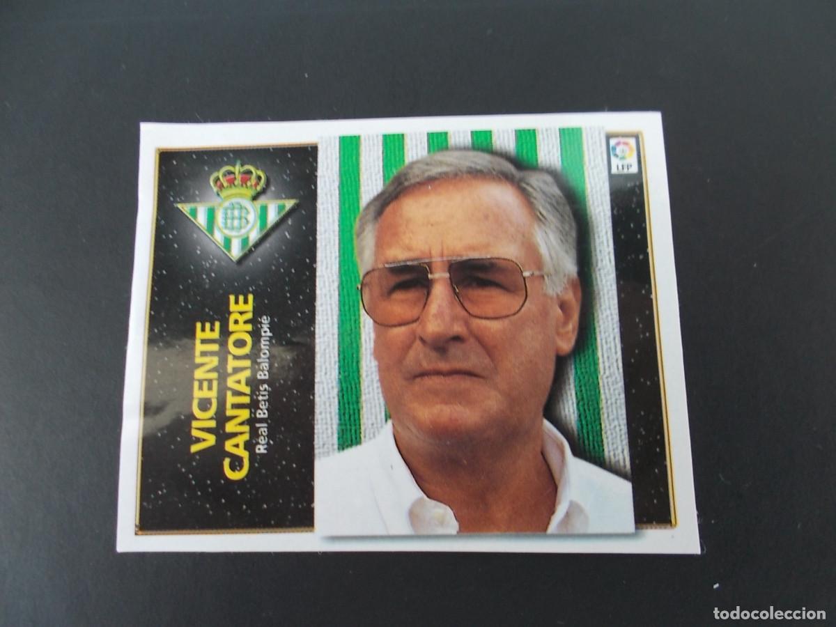 Cromos de f&uacute;tbol: ESTE 98-99 COLOCA VICENTE CANTATORE BETIS RECORTADO
