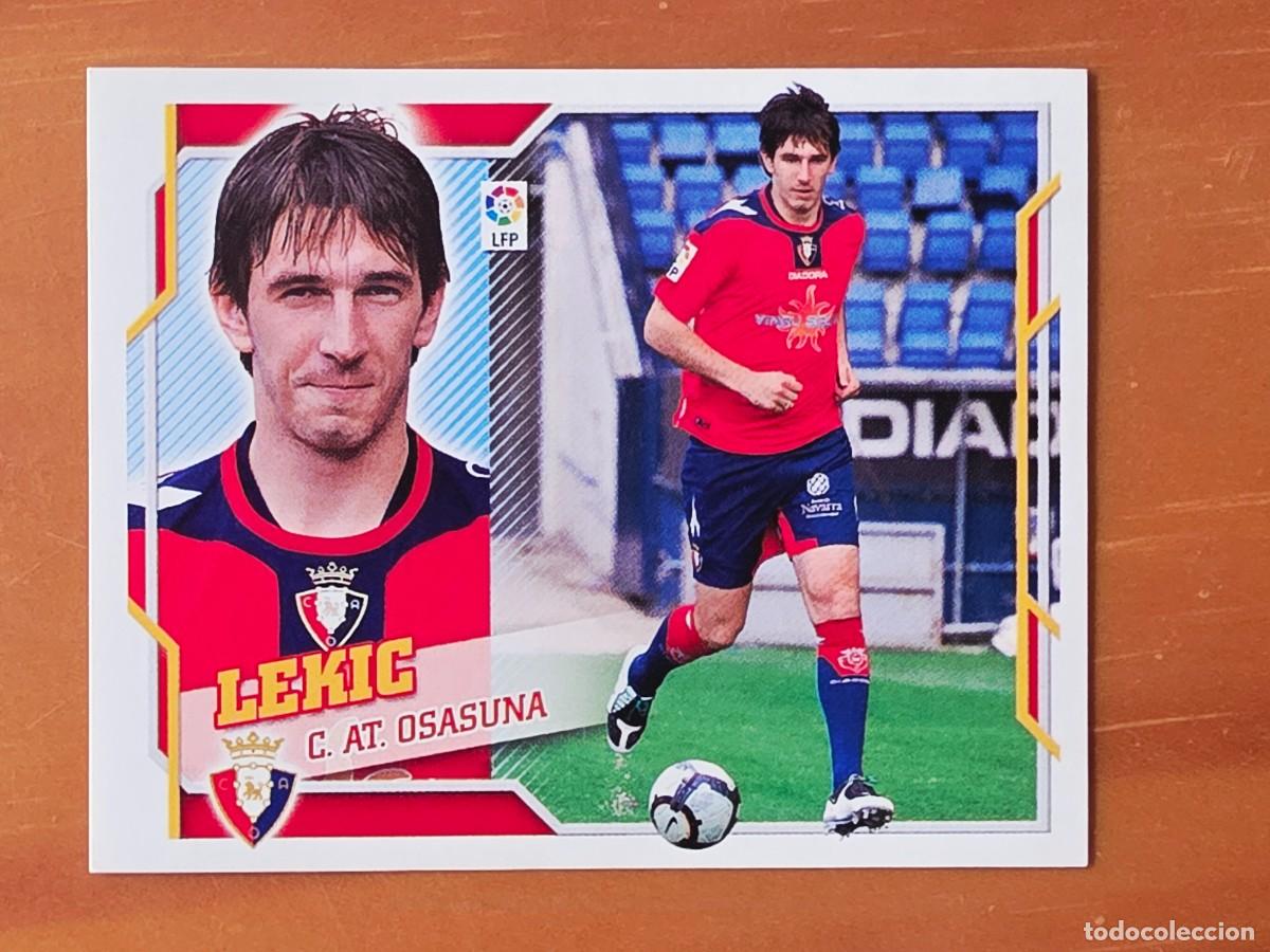 Cromos de f&uacute;tbol: &Uacute;ltimos Fichajes 2 Dejan Lekic, CA Osasuna, Panini Ediciones Liga Este 2010 2011 10 11