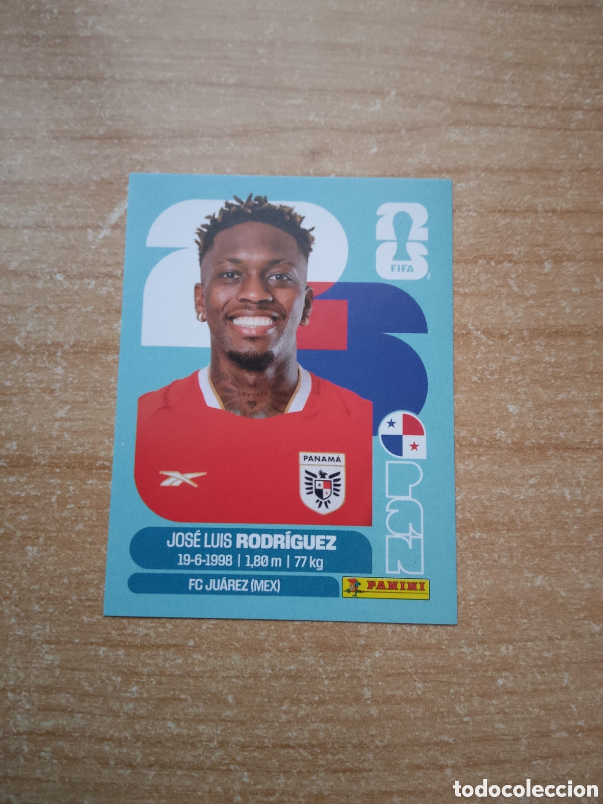 Cromos de f&uacute;tbol: 19 JOSE LUIS RODRIGUEZ PANAMA FIFA WORLD CUP 2026