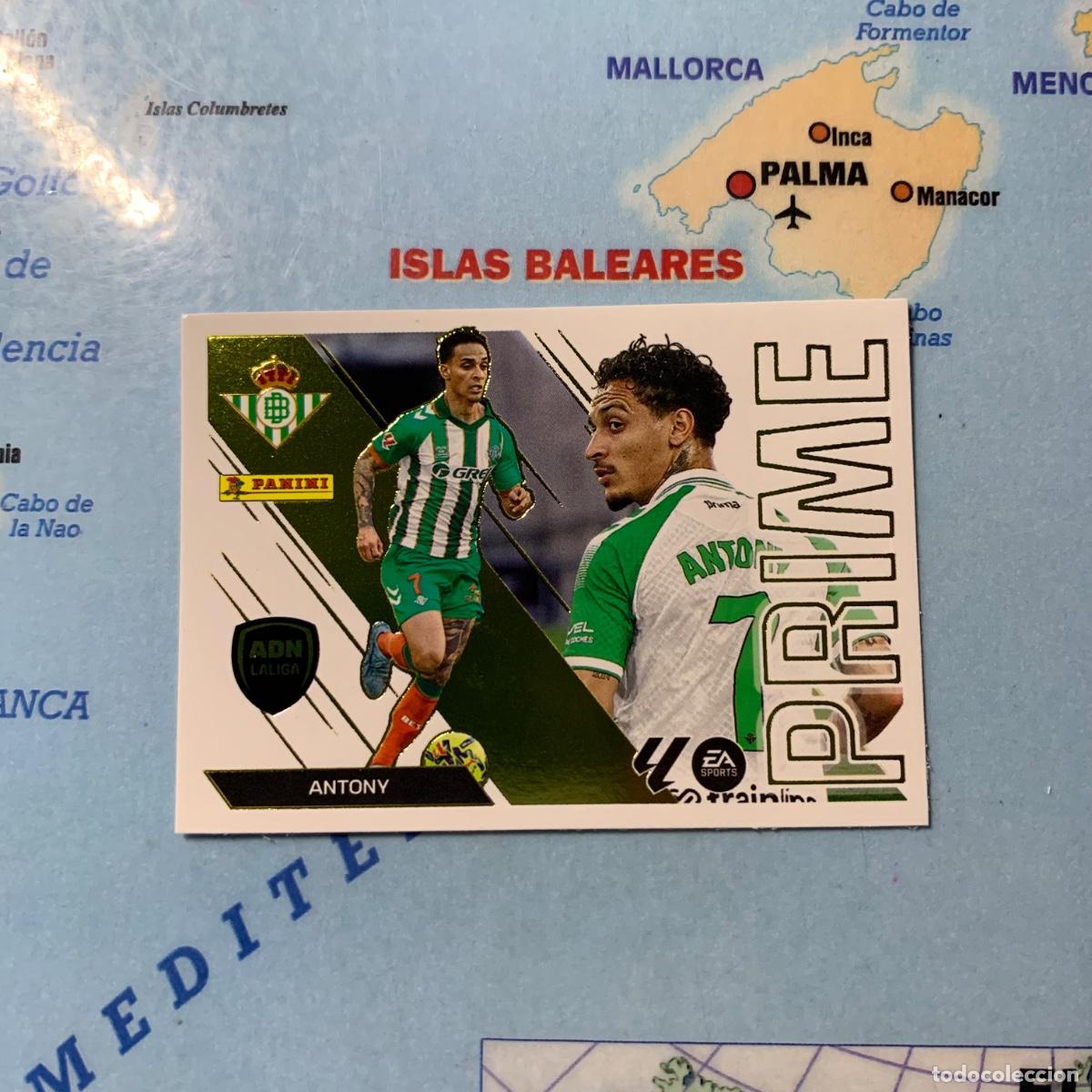 Cromos de f&uacute;tbol: Antony ADN la liga Prime n&uacute;mero 1 del Betis cromo de la liga este 26-27 2026-2027