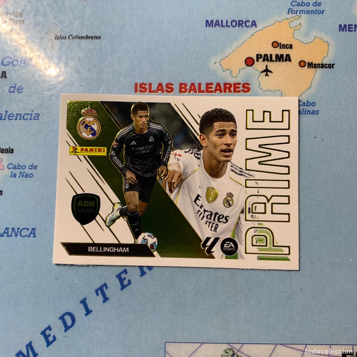 Cromos de f&uacute;tbol: Bellingham ADN la liga Prime n&uacute;mero 2 Del Real Madrid cromo de la liga este 26-27 2026-2027
