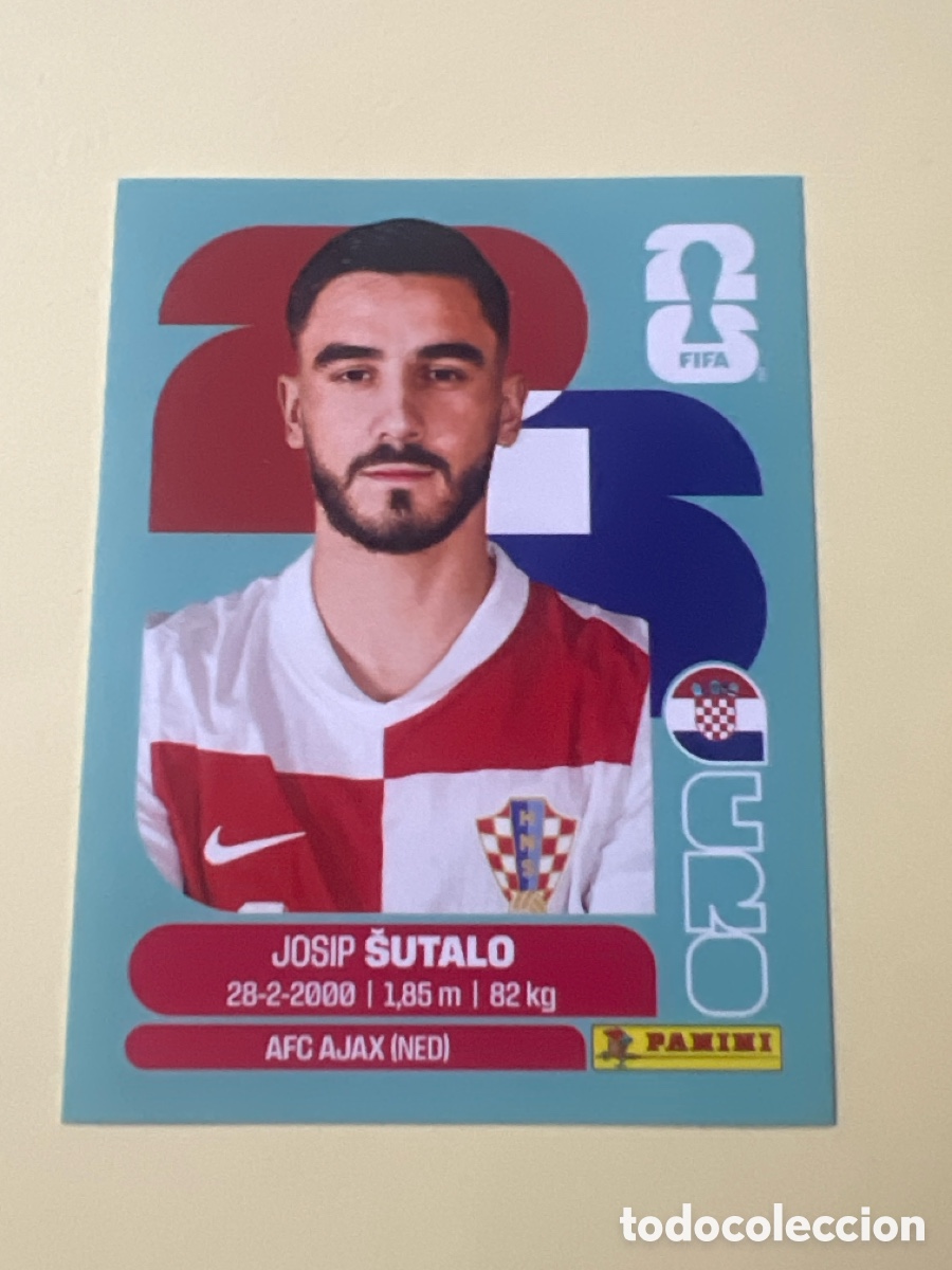 Cromos de f&uacute;tbol: C5425. &Scaron;UTALO CROACIA CRO 7 MUNDIAL FIFA WORLD CUP 2026 26 PANINI STICKERS NUEVO