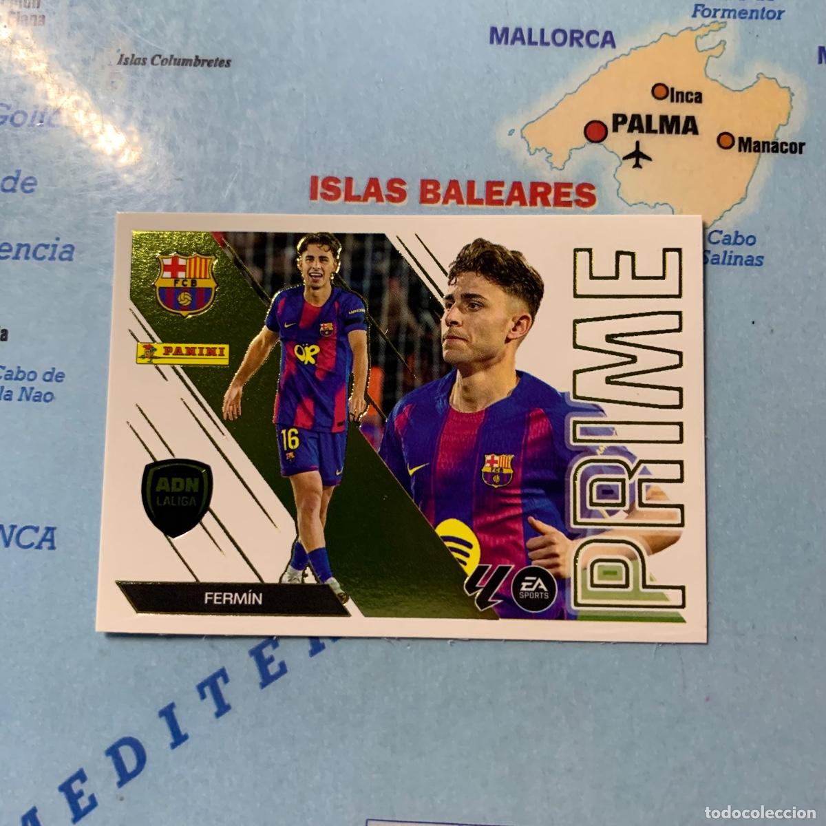 Cromos de f&uacute;tbol: Fermin ADN la liga Prime n&uacute;mero 4 Del Barcelona cromo de la liga este 26-27 2026-2027
