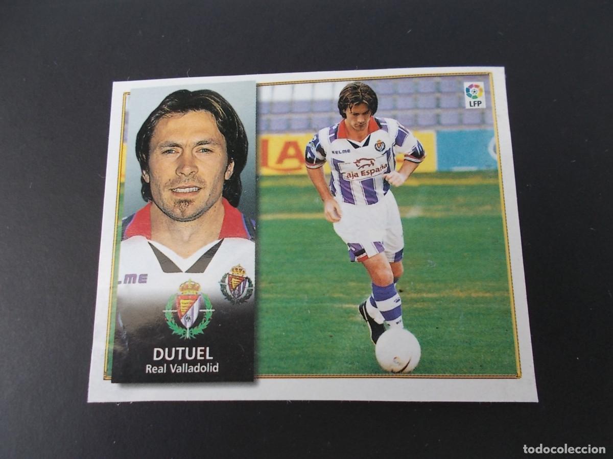 Football Stickers: ESTE 98-99 FICHAJE N&ordm;27 DUTUEL VALLADOLID RECORTADO