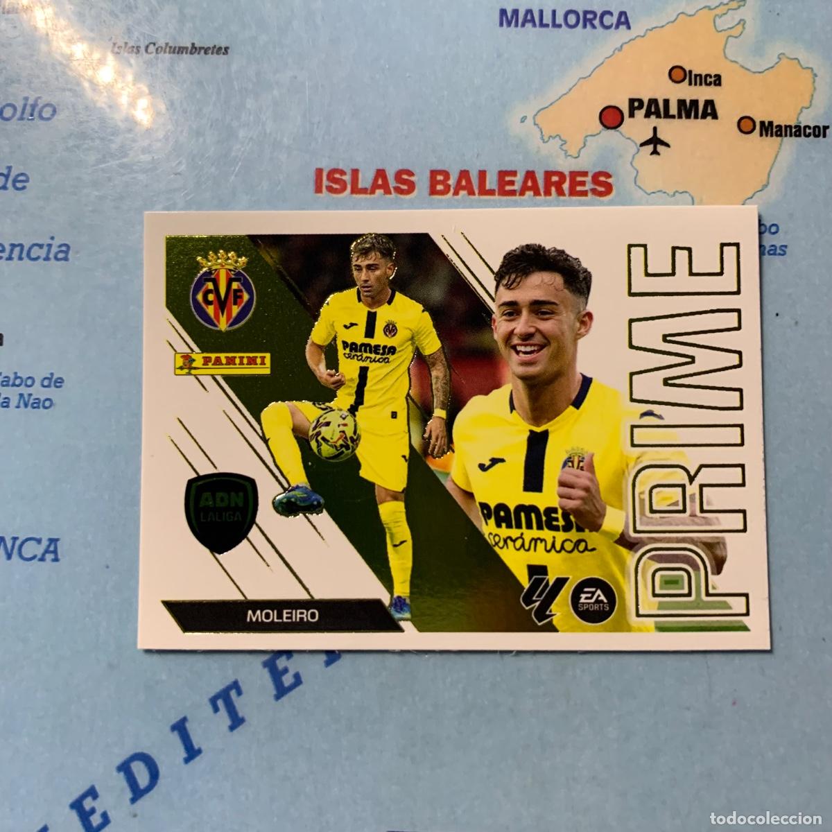 Cartes &agrave; collectionner de Football: Moleiro ADN la liga Prime n&uacute;mero 9 Del Villarreal cromo de la liga este 26-27 2026-2027
