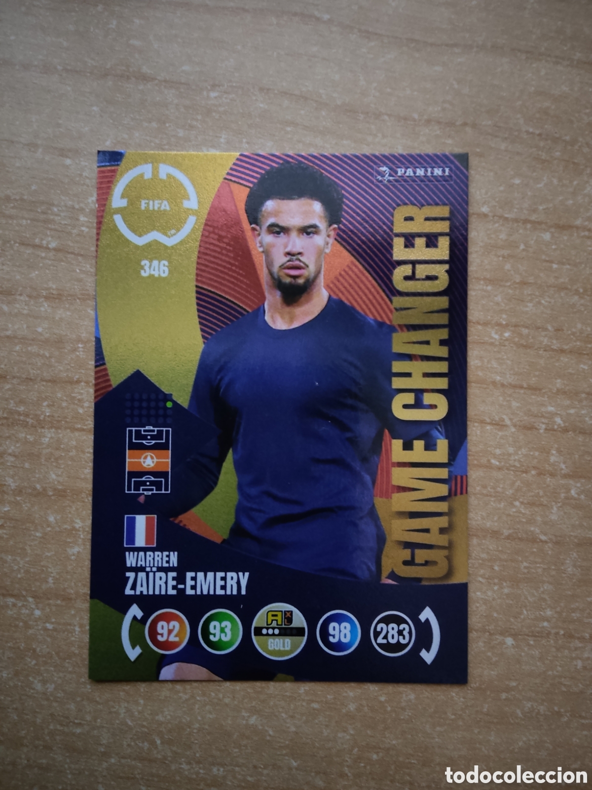 Cromos de f&uacute;tbol: 346 ZAIRE EMERY GAME CHANGER PSG MUNDIAL DE CLUBES ADRENALYN 2025