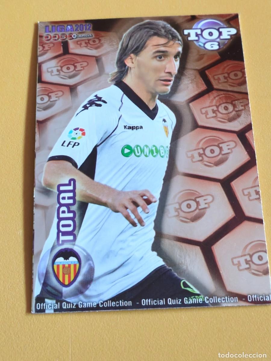 Cromos de f&uacute;tbol: topal, liga 2012 top.