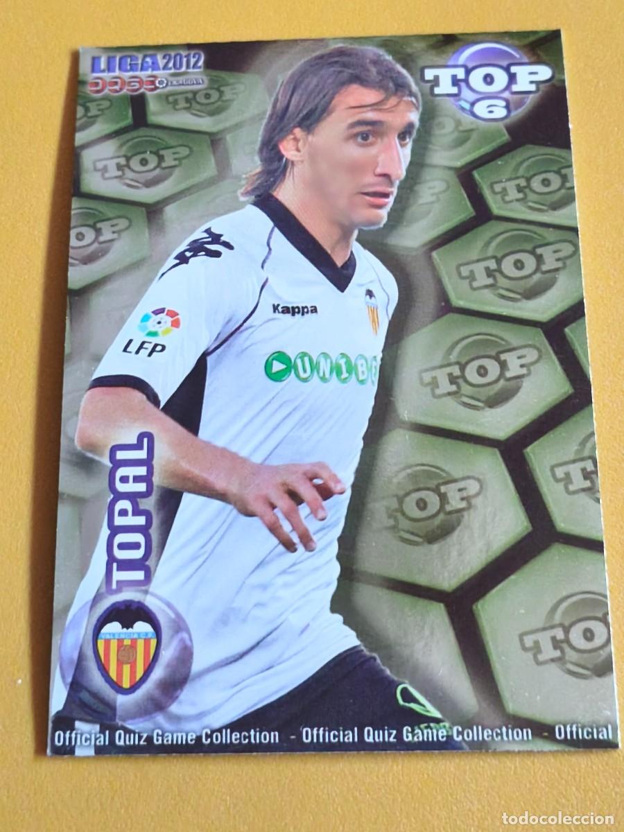 Cromos de f&uacute;tbol: topal, liga 2012 top.