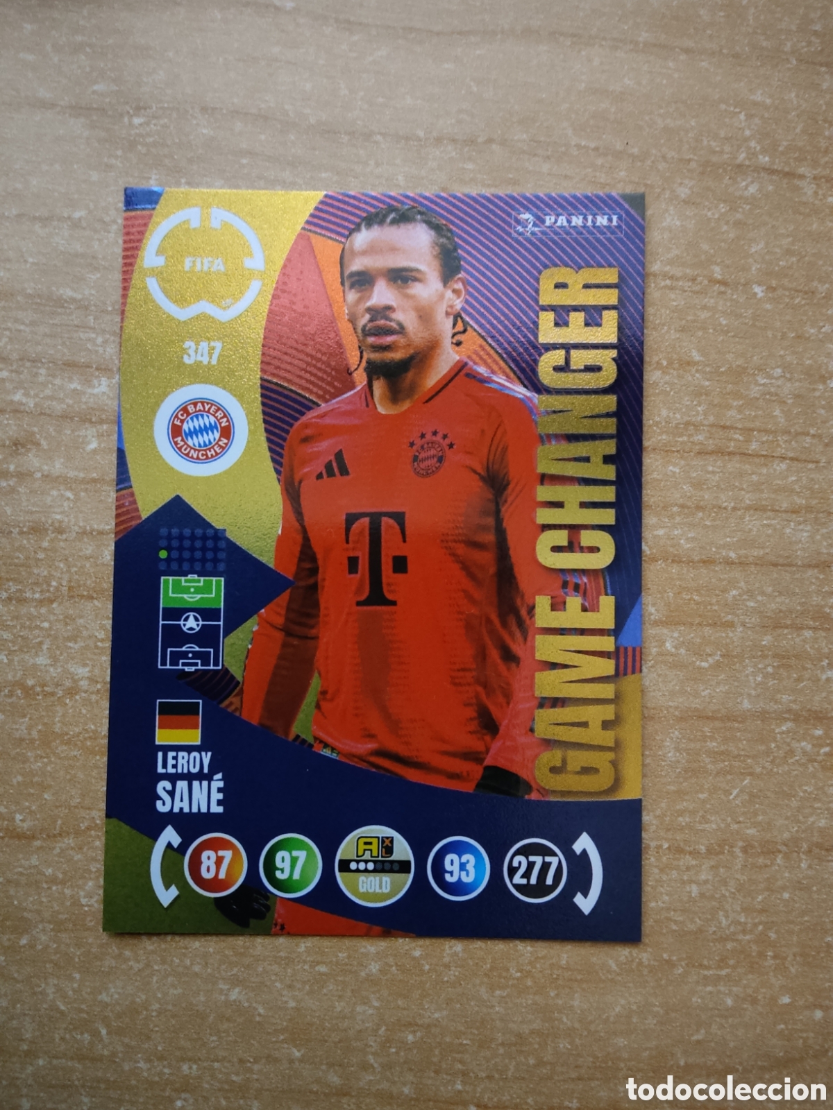 Cromos de f&uacute;tbol: 347 LEROY SANE BAYERN MUNICH GAME CHANGER MUNDIAL DE CLUBES ADRENALYN 2025