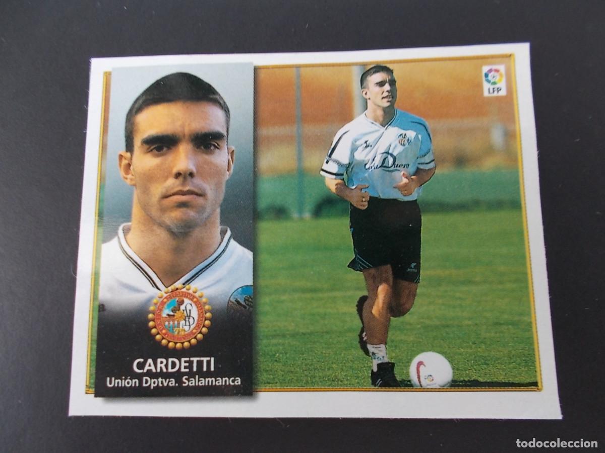 Football Stickers: ESTE 98-99 FICHAJE N&ordm;26 CARDETTI SALAMANCA RECORTADO