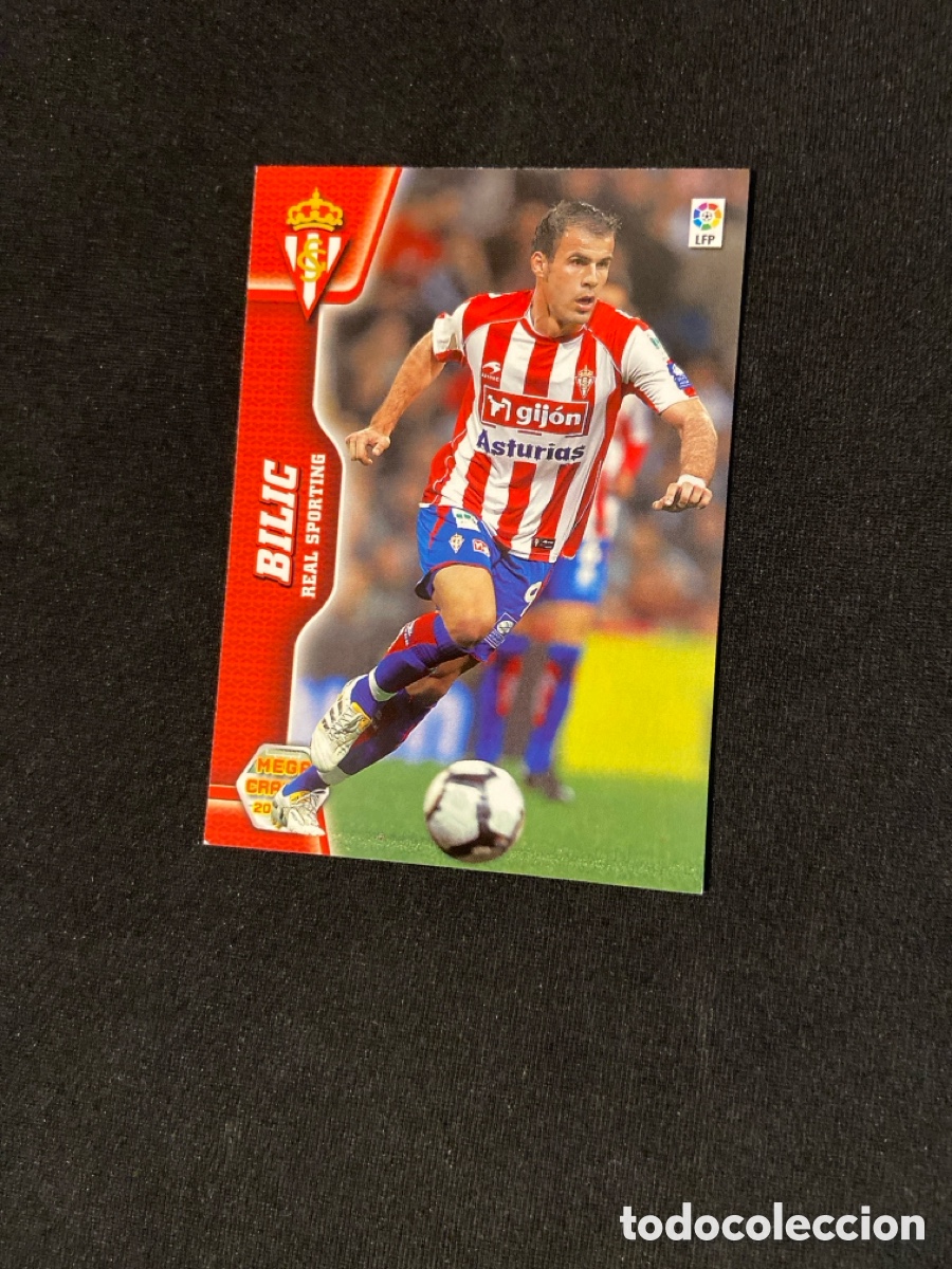 Cromos de f&uacute;tbol: BILIC 305 (SPORTING GIJ&Oacute;N) PANINI MEGACRACKS 2010-2011 10 11 CROMO CARTA M-6