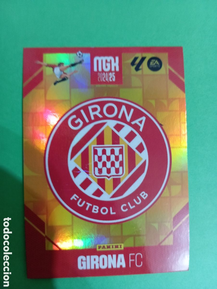 Cromos de f&uacute;tbol: Escudo del Girona n&deg;163 / PANINI MEGACRACKS 2024/2025
