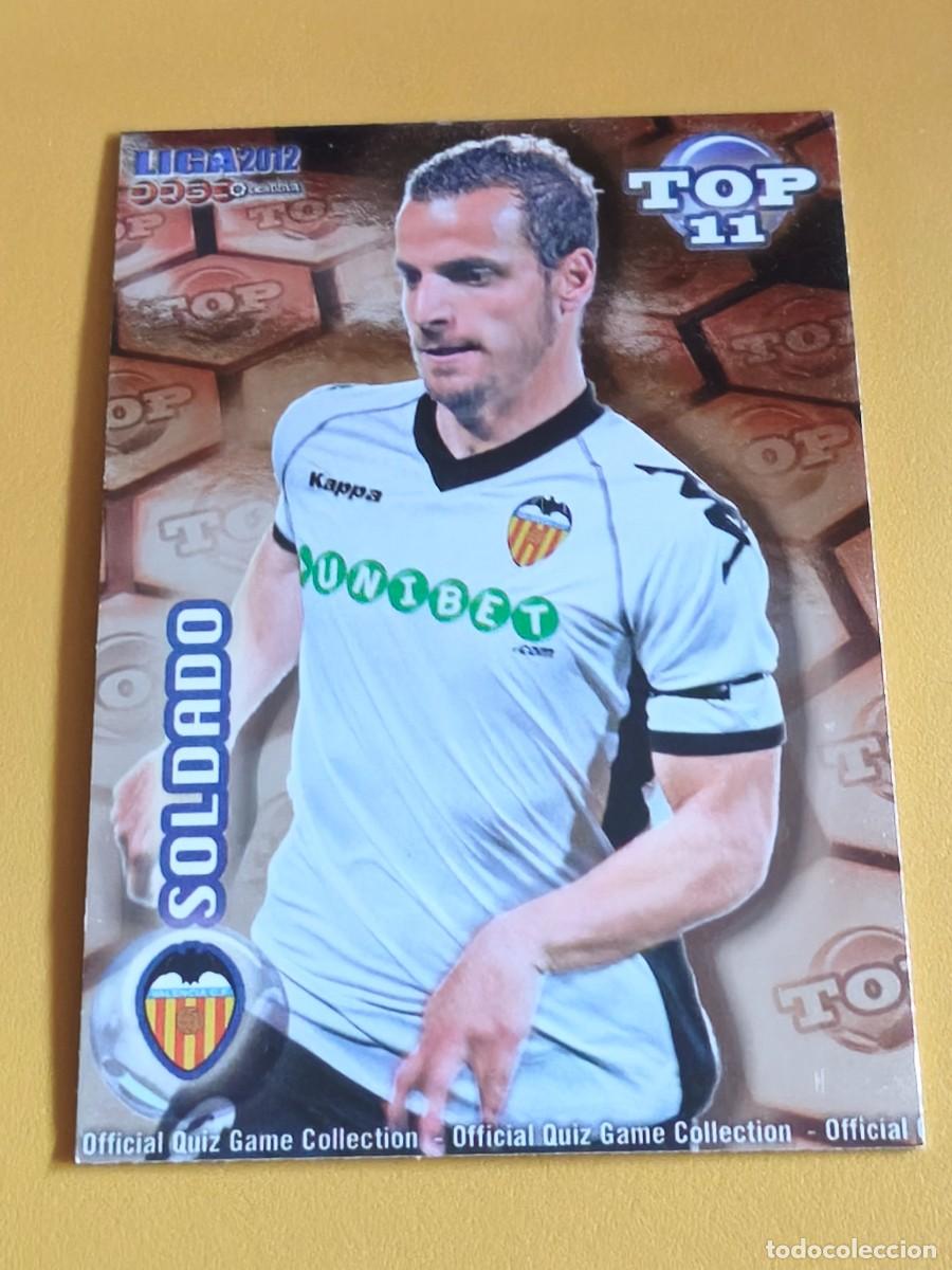 Cromos de f&uacute;tbol: soldado, liga 2012 top