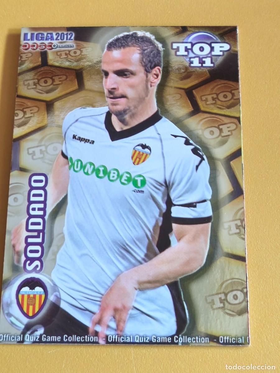 Cromos de f&uacute;tbol: soldado, liga 2012 top