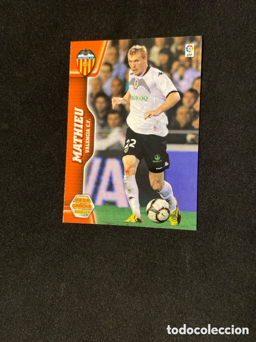 Cromos de f&uacute;tbol: MATHIEU 310 (VALENCIA)