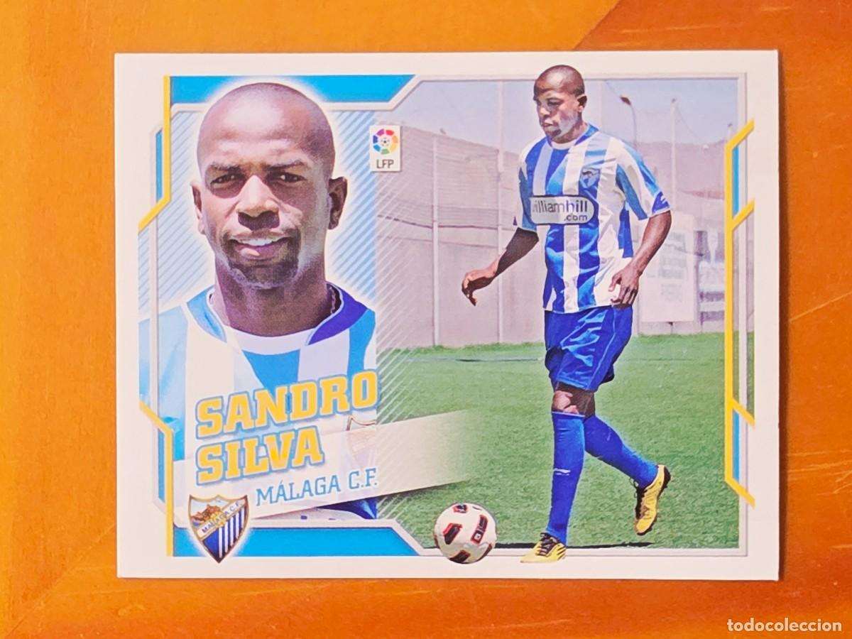Cromos de f&uacute;tbol: &Uacute;ltimos Fichajes 11 Sandro Silva, M&aacute;laga CF, Panini Ediciones Liga Este 2010 2011 10 11